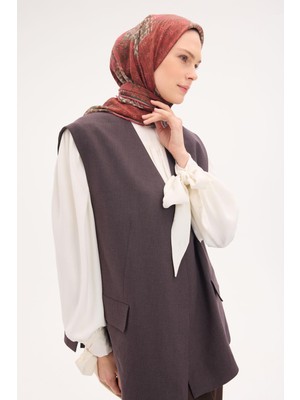 Silk Home Tencel Monare Eşarp Osmanlı Desen Narçiçeği 90X90