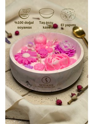 Soyasis Dekoratif Mum (Büyük Boy Seri - Flora)