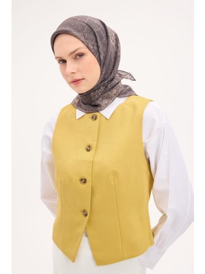 Silk Home Tencel Monare Eşarp Osmanlı Desen Gri 90X90