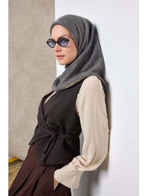 Silk Home Tencel Monare Eşarp Etnik Desen Bej 90X90