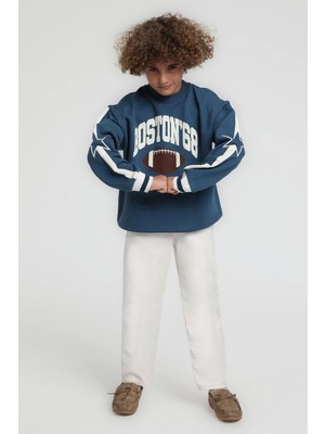 Hause Kids 4-14 Yaş Gridiron Glow Erkek Çocuk Takım-Petrol