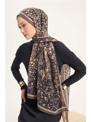 Silk Home Tencel Monare Şal Haki Taş Desen 75X195