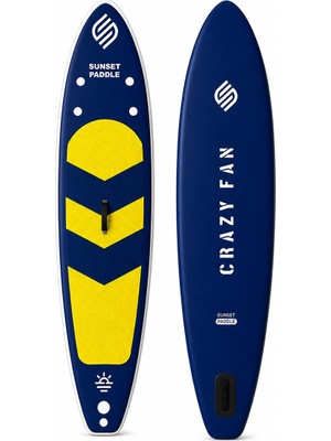 Crazy Fan Sarı Lacivert Şişme Sup Board / Paddle Board 320 cm