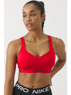 Nike Training Indy Dri Fit High Support Sports Bra Kadın Spor Sütyen Bra Kırmızı