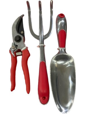 Tuba Toptaş Max Garden 820298 Budama Makası Çapa ve Kürek Seti