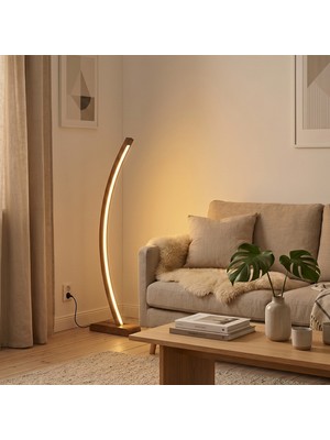 Vilinze Jedi Ahşap LED Dekoratif Ayaklı lambader