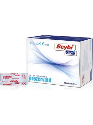 Beybi Lateks Prezervatif 100 Adet Doğal Kauçuk Lateks Özelliği ile Güvenli Koruma