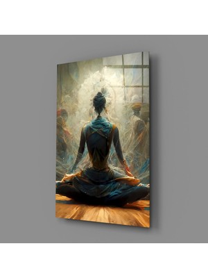 İnsigneart Insigne Art Design Meditasyon Cam Tablo || Tasarımcı Koleksiyonu