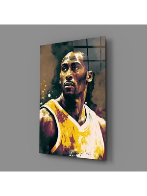 İnsigneart Kobe Bryant Cam Tablo || Tasarımcı Koleksiyonu