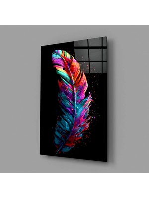 İnsigneart Insigne Art Design Tüy Cam Tablo || Tasarımcı Koleksiyonu
