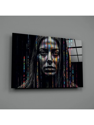 İnsigneart Renk Akışı Cam Tablo || Tasarımcı Koleksiyonu