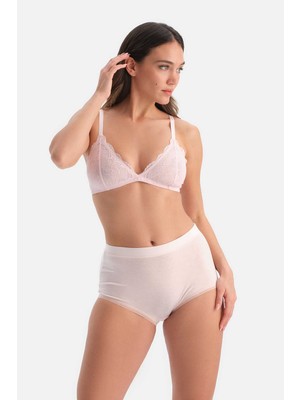Dagi Pembe Dantel Detaylı Boyshort Külot