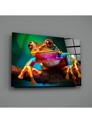 İnsigneart Insigne Art Design Kurbağa Yavrusu Cam Tablo || Tasarımcı Koleksiyonu