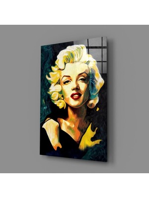 İnsigneart Insigne Art Design Marilyn Monroe Cam Tablo || Tasarımcı Koleksiyonu