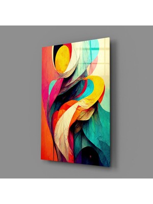 İnsigneart Insigne Art Design Kucaklaşma Cam Tablo || Tasarımcı Koleksiyonu