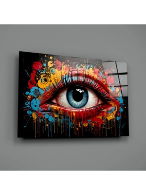 İnsigneart Göz Cam Tablo || Tasarımcı Koleksiyonu