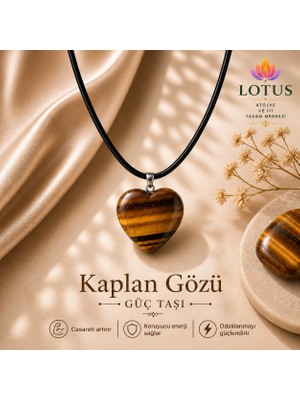 💎 Premium Doğal Taş Kalp Kolye Koleksiyonu – Ametist, Gül Kuvars & Kaplan Gözü Doğal Taş Kolye | Lotus Atölye ve İyi Yaşam Merkezi