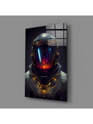 İnsigneart Insigne Art Design Uzaya Dönüş Cam Tablo || Tasarımcı Koleksiyonu