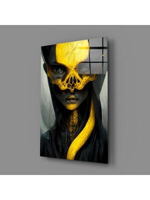 İnsigneart Aborijin Cam Tablo || Tasarımcı Koleksiyonu