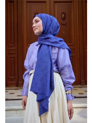 Silk Home Monogram Pamuk Ipek Şal 461001-16