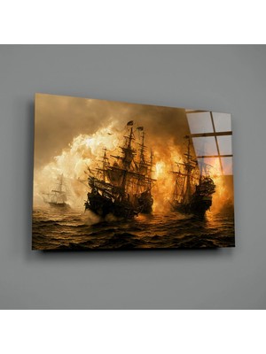 İnsigneart Insigne Art Design Fırtına Cam Tablo || Tasarımcı Koleksiyonu