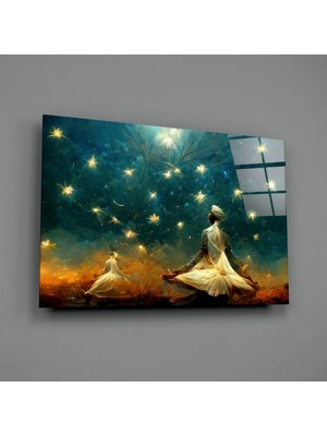 İnsigneart Tasavvuf Cam Tablo || Tasarımcı Koleksiyonu