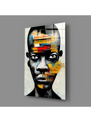 İnsigneart Insigne Art Design Isyankar Bakış Cam Tablo || Tasarımcı Koleksiyonu