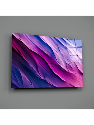 İnsigneart Insigne Art Design Mor Dans Cam Tablo || Tasarımcı Koleksiyonu