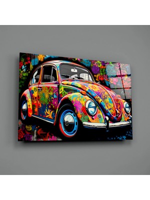 İnsigneart Çiçek Açan Vw Cam Tablo || Tasarımcı Koleksiyonu