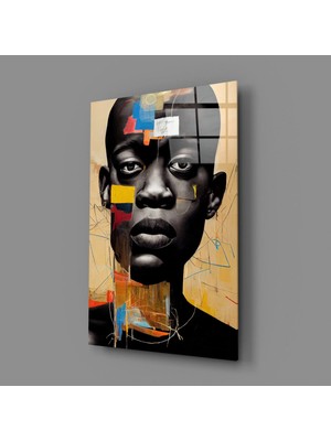 İnsigneart Insigne Art Design Isyankar Bakış Cam Tablo || Tasarımcı Koleksiyonu