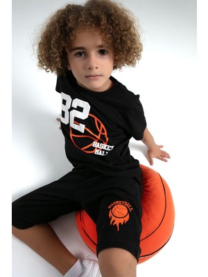 Hause Kids 2-15 Yaş Basketball Cool Erkek Çocuk Takım-Siyah