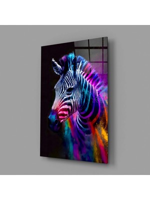 İnsigneart Insigne Art Design Zebra Cam Tablo || Tasarımcı Koleksiyonu