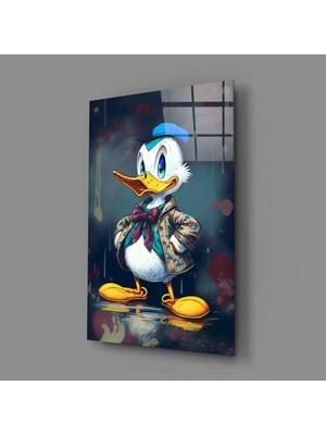 İnsigneart Insigne Art Design Donald Duck Cam Tablo || Tasarımcı Koleksiyonu