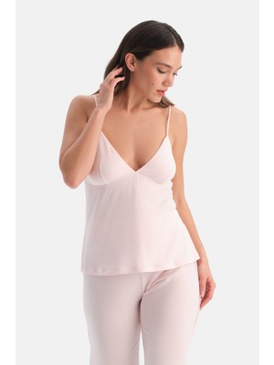 Dagi Pembe Basic Askılı Atlet
