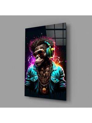 İnsigneart Müziği Hisset Cam Tablo || Tasarımcı Koleksiyonu