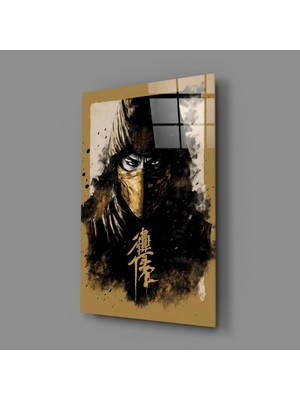 İnsigneart Insigne Art Design Usta Dövüşçü Cam Tablo || Tasarımcı Koleksiyonu