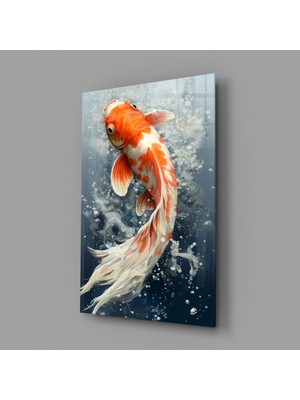 İnsigneart Melek Balığı Cam Tablo || Tasarımcı Koleksiyonu