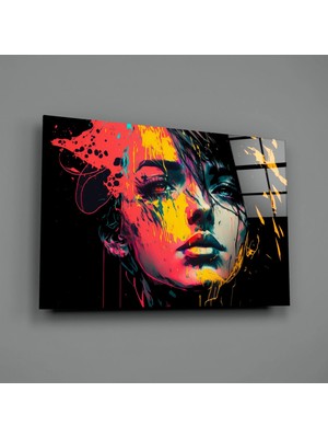 İnsigneart Asi Güzellik Cam Tablo || Tasarımcı Koleksiyonu