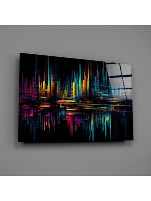 İnsigneart Insigne Art Design Renk Akışı Cam Tablo || Tasarımcı Koleksiyonu