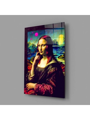 İnsigneart Insigne Art Design Mona Lisa V2 Cam Tablo || Tasarımcı Koleksiyonu
