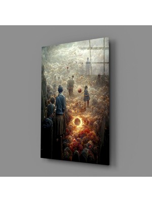 İnsigneart Insigne Art Design Terk Edilme Cam Tablo || Tasarımcı Koleksiyonu