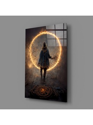 İnsigneart Daire Cam Tablo || Tasarımcı Koleksiyonu