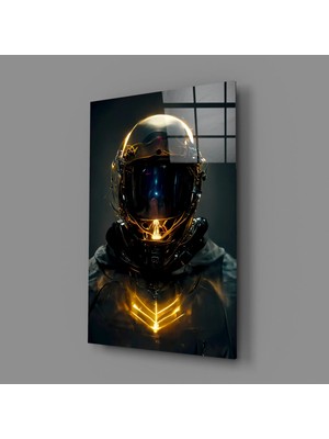 İnsigneart Insigne Art Design Uzaya Dönüş Cam Tablo || Tasarımcı Koleksiyonu