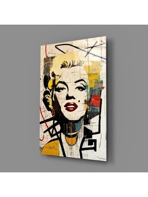 İnsigneart Marilyn Monroe Cam Tablo || Tasarımcı Koleksiyonu