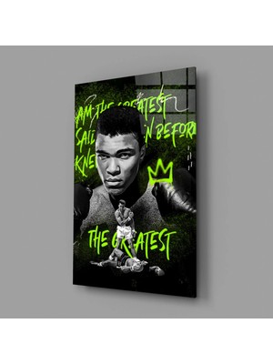 İnsigneart Muhammed Ali, En Büyük Cam Tablo || Tasarımcı Koleksiyonu