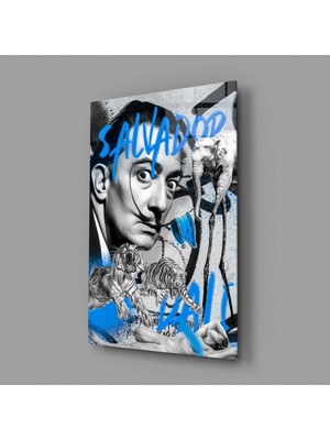 İnsigneart Insigne Art Design Salvador Dali ve Orman Cam Tablo || Tasarımcı Koleksiyonu