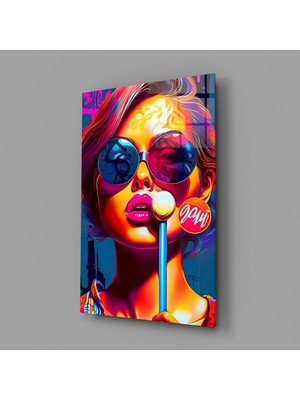 İnsigneart Lolipop Cam Tablo || Tasarımcı Koleksiyonu