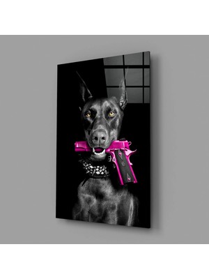İnsigneart Av Köpeği Cam Tablo || Tasarımcı Koleksiyonu