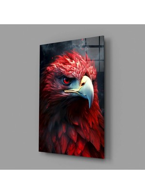 İnsigneart Insigne Art Design Kızıl Kartal Cam Tablo || Tasarımcı Koleksiyonu