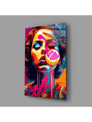 İnsigneart Lolipop Cam Tablo || Tasarımcı Koleksiyonu